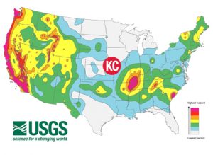 STC - Kansas City Earthquake Map